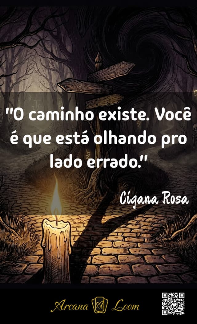Exemplo de card para stories do Arcana Loom